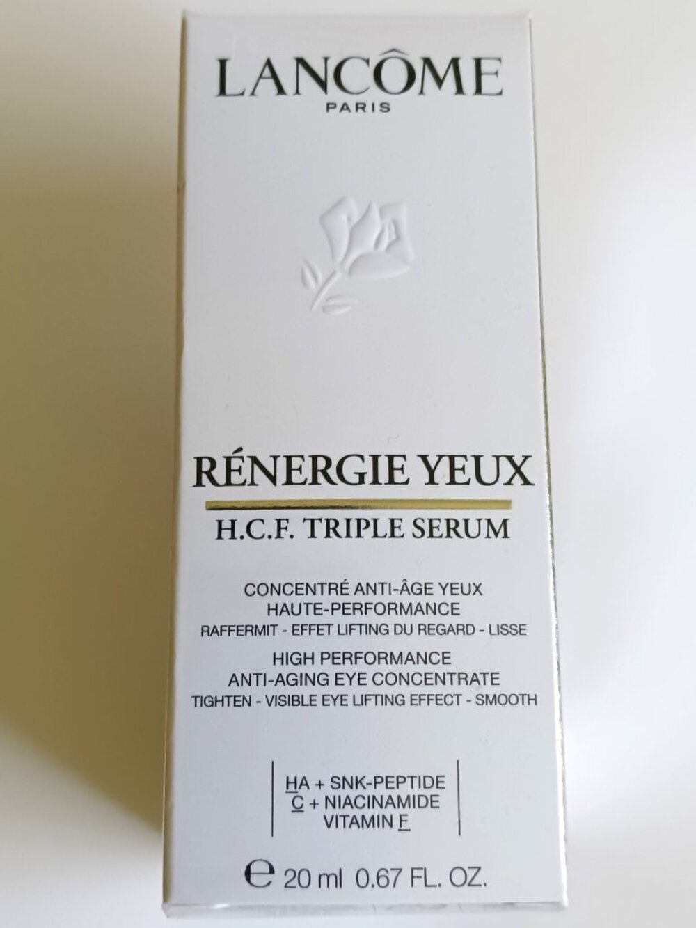 RENERGIE YEUX H.C.F. Triple Serum / Anti-Aging Eye Concentrate - 20 ml